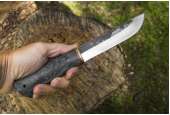 Нож Леуку (х12мф, стабилизированная карельская береза)