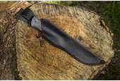 Нож Леуку (х12мф, стабилизированная карельская береза)