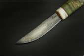 Нож Якутский средний №40 деревянные ножны (булатная сталь)