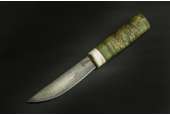 Нож Якутский средний №40 деревянные ножны (булатная сталь)