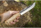 Нож Леуку (х12мф, карельская береза)