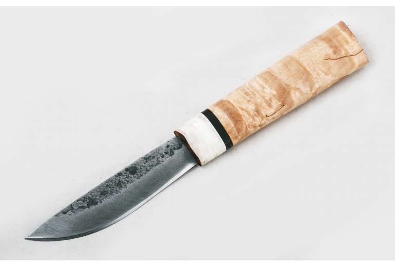 Нож Якутский малый №15 (дамасская сталь)