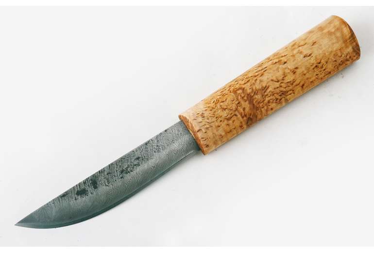 Нож Якутский средний №13 (дамасская сталь)
