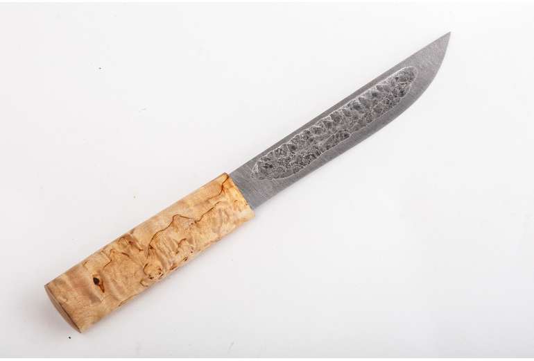 Нож Якутский большой №16 (дамасская сталь)