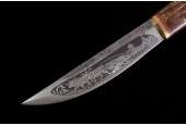 Нож Якутский большой №43 деревянные ножны (сталь х12мф)