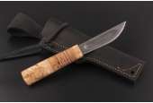 Нож Якутский малый №11 (Дамасская сталь)