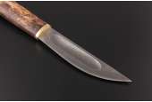 Нож Якутский средний №19 (дамасская сталь)