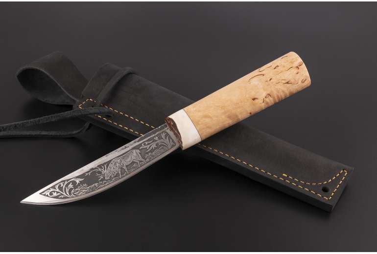 Нож Якутский средний №30 (сталь х12мф)